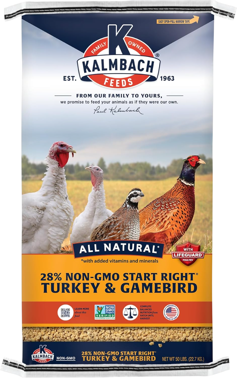 Don Roberto Turkey & Gamebird Crumble Feed, 50 lb