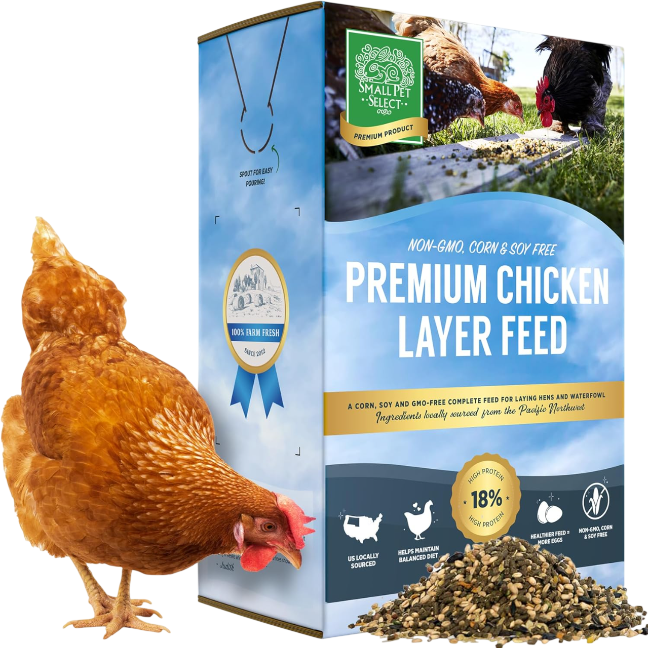Chicken Layer Feed - 10 lb