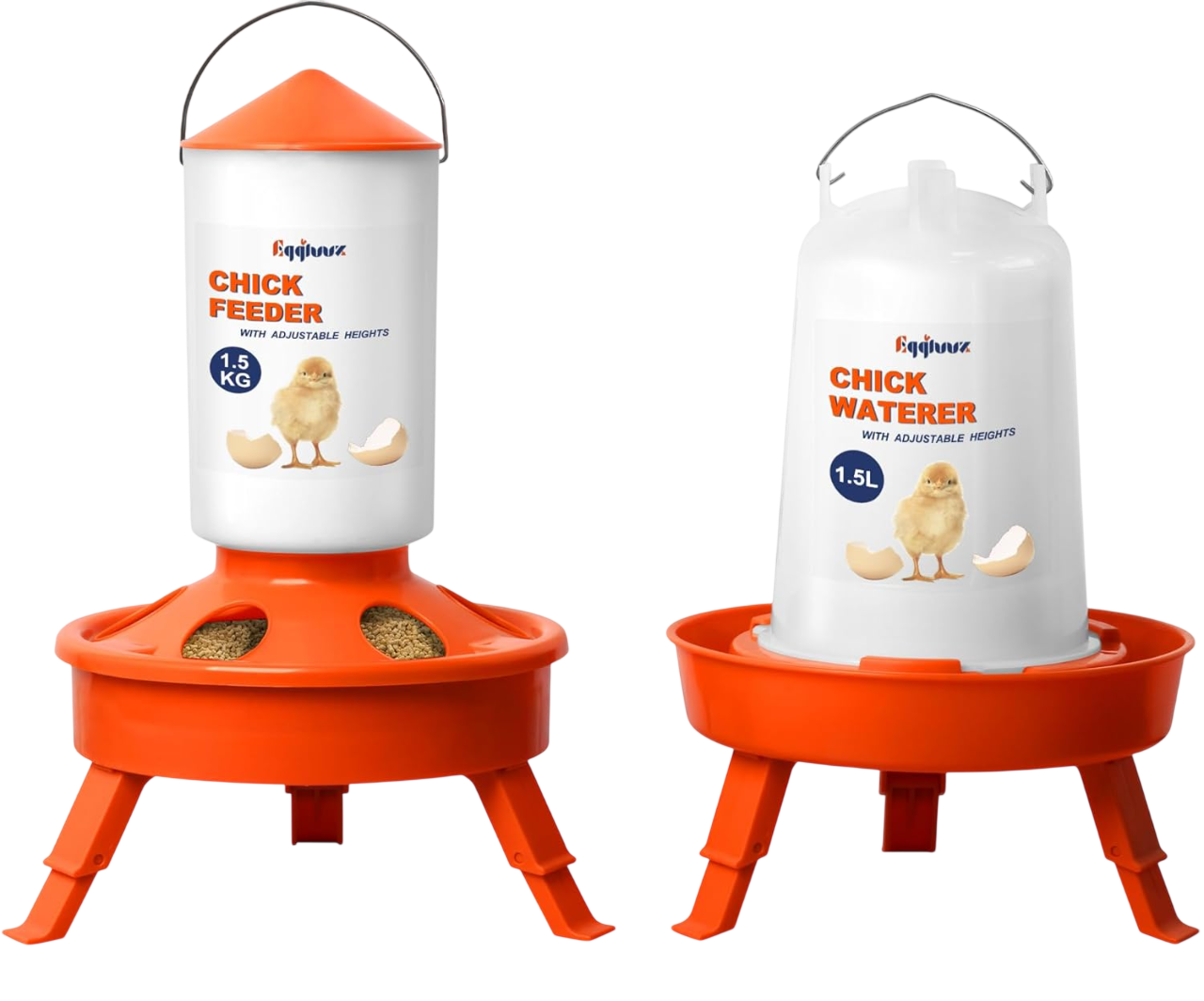 Chick Feeder and Waterer Kit, Top Fill 1.5kg